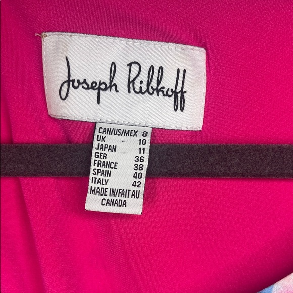Joseph Ribkoff Pink Geometric Blouse - Picture 2 of 5